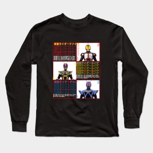 KAMEN RIDER FAIZ HEISEI Long Sleeve T-Shirt